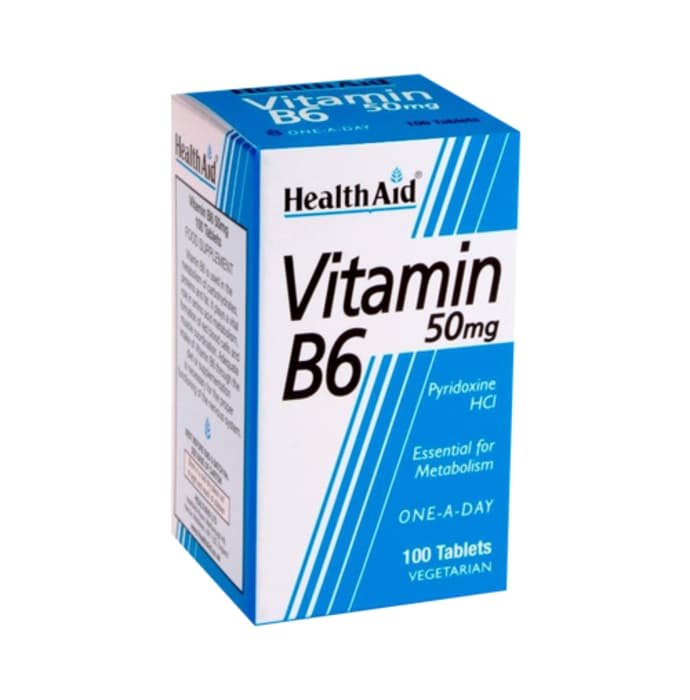 VITAMIN B-6 50MG x 100 TABS